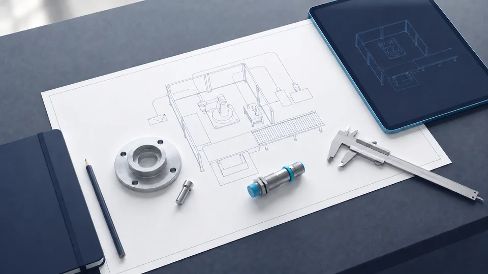 Engineering workspace for planning equipment and system interfaces.