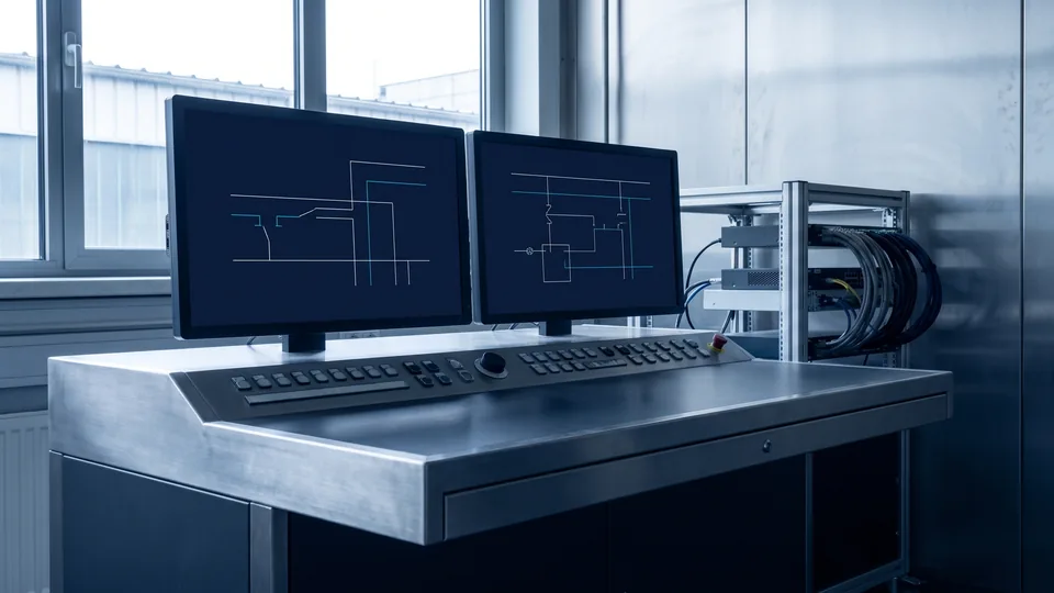 AI visualization: A control environment for monitoring industrial systems.